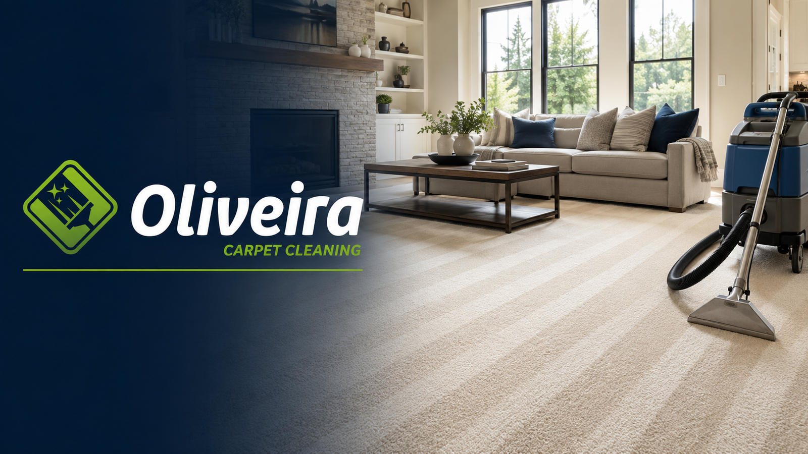 Freshly deep-cleaned carpet by Oliveira Carpet Cleaning